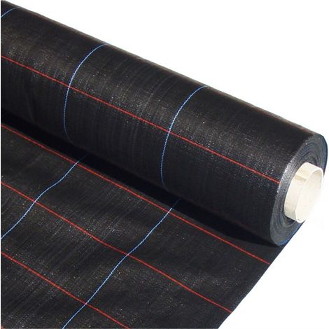 Malla Antihierbas (NEGRO) 120gr - Metro Lineal Malla contra las Malas Hierbas 2 m. de ancho -