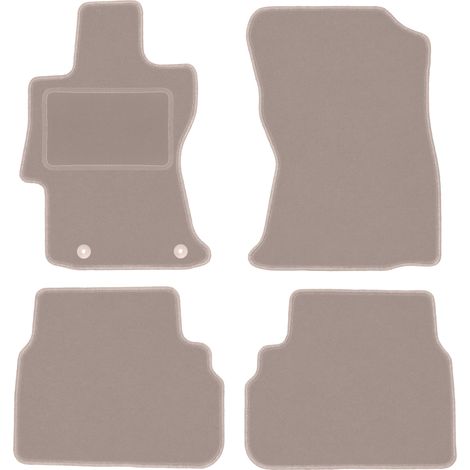 Beige Veloursmatten für: Subaru XV II SUV (2019-)