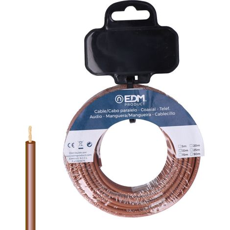 Cablecillo h07z1-k 6 mm² marrón 20 m (1/2)