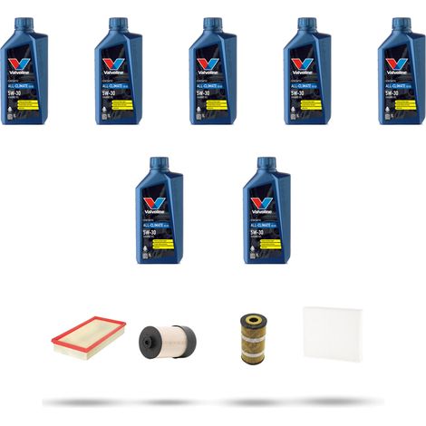 Kit tagliando 4 FILTRI e 7L OLIO compatibile con Renault Alaskan (U3) 2.3 Dci 120kw 2017 (1/5)