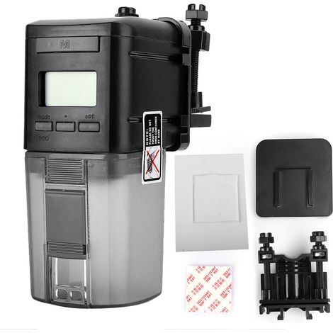 Distributeur automatique de nourriture pour poissons, mangeoire pour aquarium, minuterie de nourriture, mini distributeur, alimentation automatique pour réservoir (1/5)