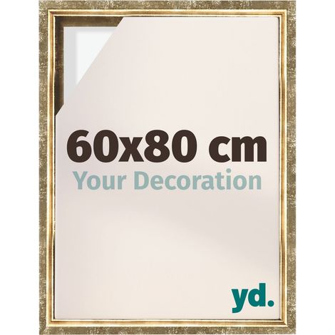 Your Decoration - Cadre flottant - Or Antique - Cadre en caisse américaine pour toile sur chassis - MDF - Lyon (1/5)