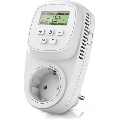 BEARWARE Steckdosen Thermostat digital programmierbar Temperaturregelung 5° - 35°C (1/5)
