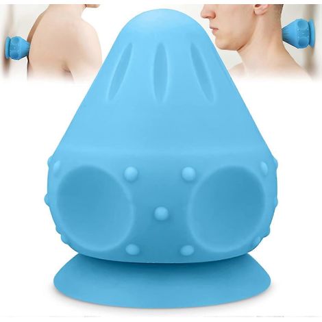 Balle de massage murale pour le relâchement myofascial, massage des points de déclenchement et des tissus profonds du dos, de la nuque et des muscles endoloris (bleue)-AquaForge