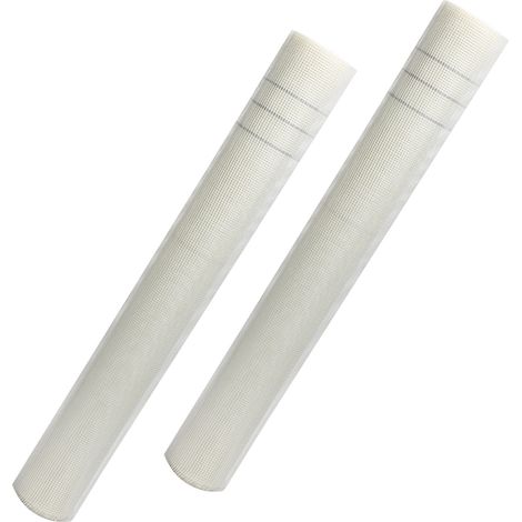 TolleTour Armierungsgewebe 100m² Putzgewebe (1m x 50m) Gewebe Putz Gittergewebe 160g/m² Glasfasergewebe 4mm x 4mm Glasfaser Fassade Weiß