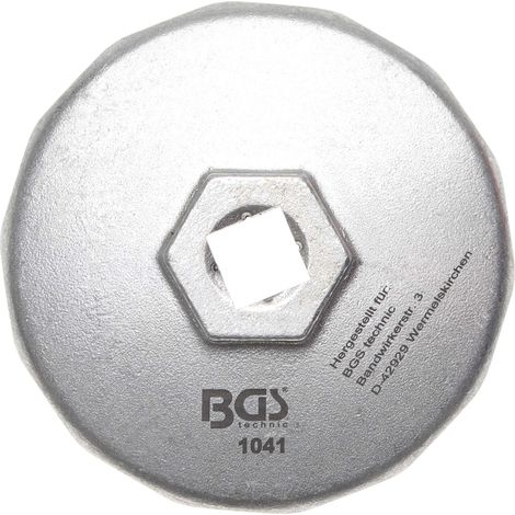 Outil filtre huile BGS design 14 pans 74 mm métal (1/4)