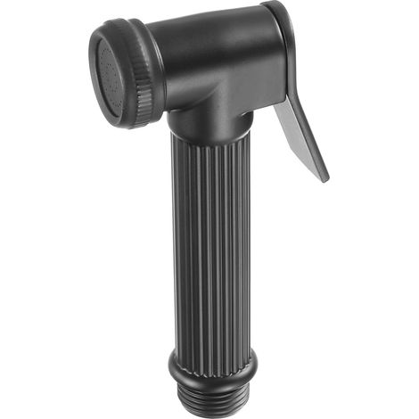 Pommeau de Douche Douchette Wc Pulvérisateur de Bidet Noir (1/5)