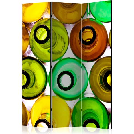 Paravento - bottles (background) [Room Dividers] - 135x172 (1/4)