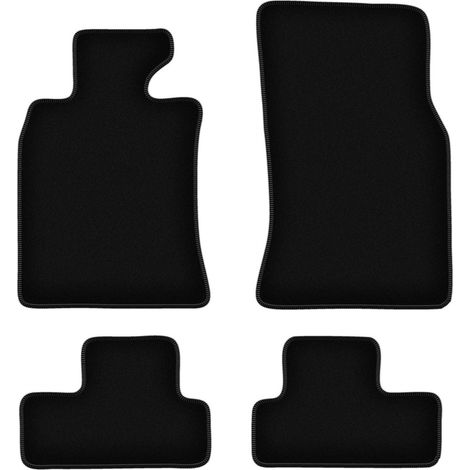 Tapis de sol en velours noir BASIC pour : Mini Cooper R56 à hayon (2006-2013)