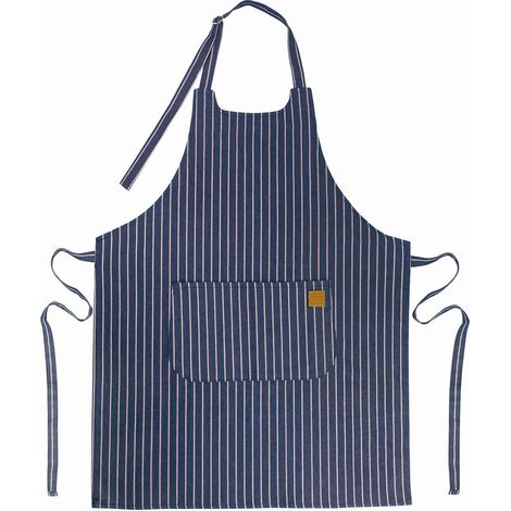 Lacor - 60080 - Grembiule da cucina unisex, Grembiule dal design semplice, elegante e originale, misure 68x83 cm, Colore Blu Navy (1/5)