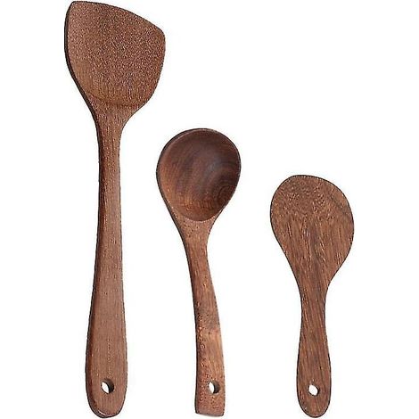 Lot de 3 cuillères à soupe à long manche (1/3)