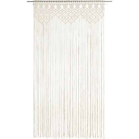 Maison Exclusive - Makramee Vorhang 140x240 cm Baumwolle (1/5)