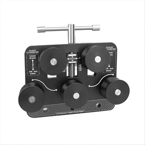 Redresseur de tubes, redresseur de conduites de frein, redresseur de tubes pour diamètres 3/16 à 1 pouce, en aluminium souple et en cuivre (1/5)