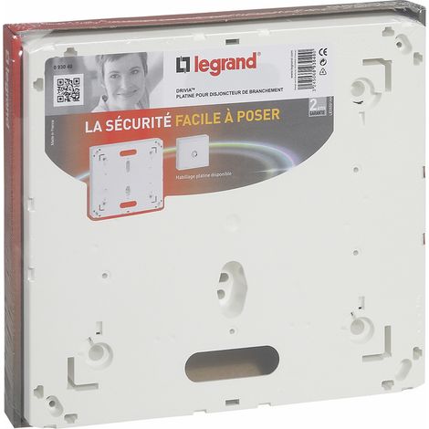 Legrand – Platine pour disjoncteur d'abonné seul – Coffret 13 modules – Accessoires de jumelage et vis de fixation inclus (1/2)