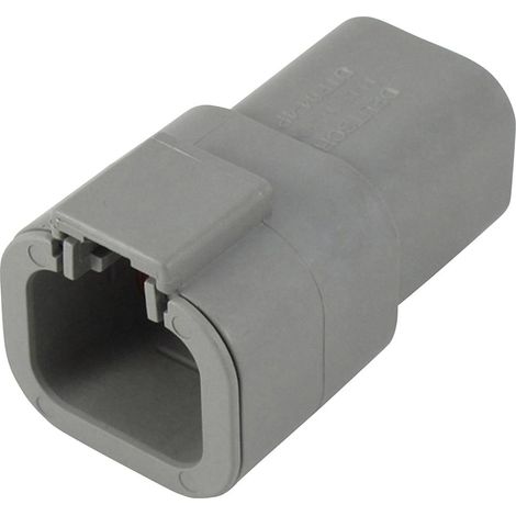 Boîtier pour contacts mâles série DTP TE Connectivity DTP04-4P-C015 Nbr total de pôles 4 1 pc(s) (1/2)