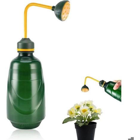 1 x arrosoir manuel inversible, 450 ml, arrosoir pour plantes d'intérieur, embout fin, idéal pour semis et bouturage (1/5)