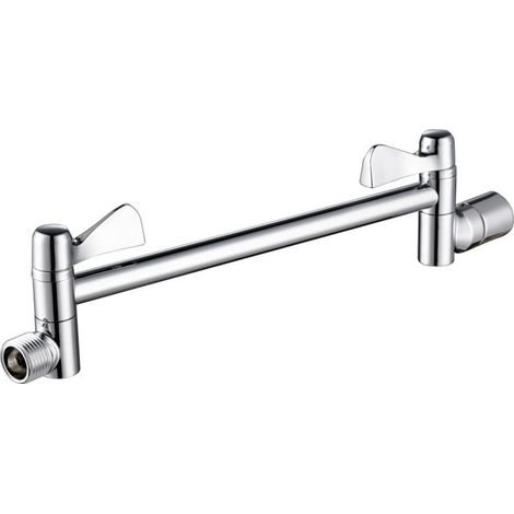 Extension de pommeau de douche en cuivre tige de connexion de salle de bain bras de douche tige d'extension réglable accessoires de support de pommeau de douche (1/5)