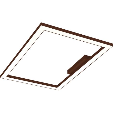 LUMICOM  FLOOR Plafoniera, STRIP LED, 38W/m, 3000K, metallo, corten, 40x60cm (1/2)