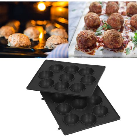 [Teglia da forno] [XX] [9 fori] [Antiaderente per polpette, sicura, adatta alle famiglie] (1/4)