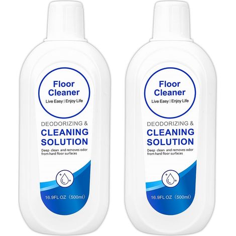 Solution de nettoyage des sol pour Tineco ONE S3, S5, S7, S9 Artist, nettoyage en profondeur pour sols durs, nettoyant pour sols pour Tous les aspirateurs secs et humides sans fil Tineco 500 ml 2