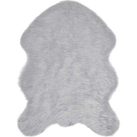 Maison Exclusive - Alfombra de de oveja sintética TAFALLA Gris 80