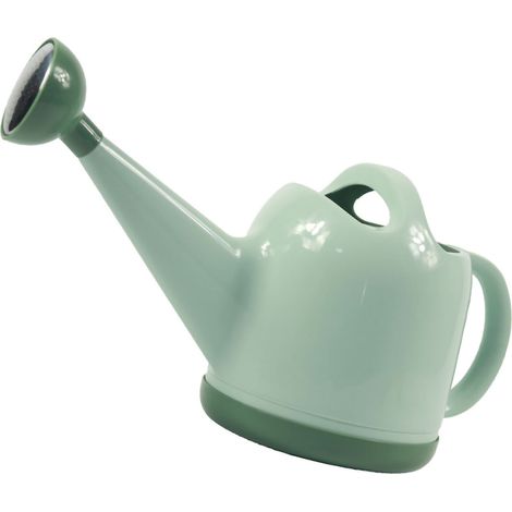 Arrosoir 4L Plastique jardin avec tête sprinkler pot eau pour plante fleur intérieur extérieur vert clair (1/4)