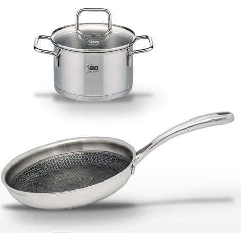 Lot Poêle 28 cm et Faitout 20 cm Elo Relief Evolution (1/5)