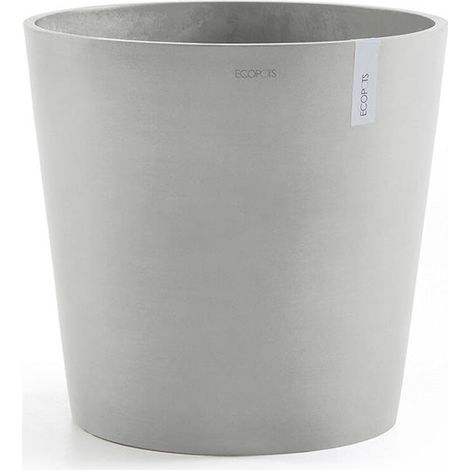 VASO TONDO AMSTERDAM GRIGIO CHIARO D50XH44,5CM