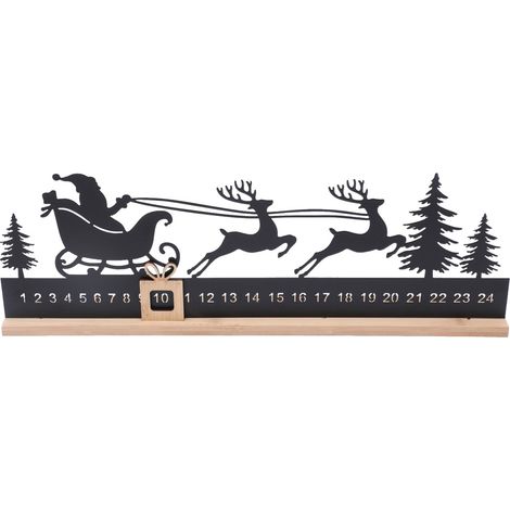 TrendLine Deko Weihnachts-Countdown 49,5 x 16,5 cm
