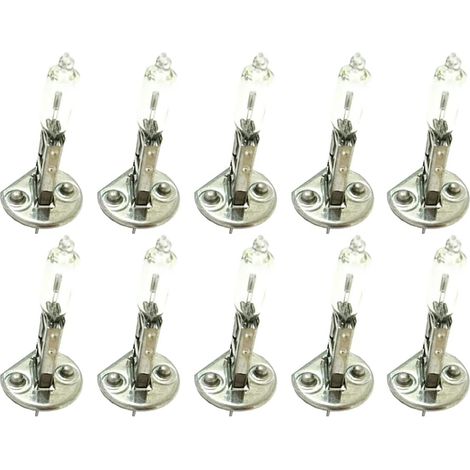 10 ampoules halogènes h1 24v 70w p14,5s, éclairage intense, base standard, pour camion, remorque (1/2)