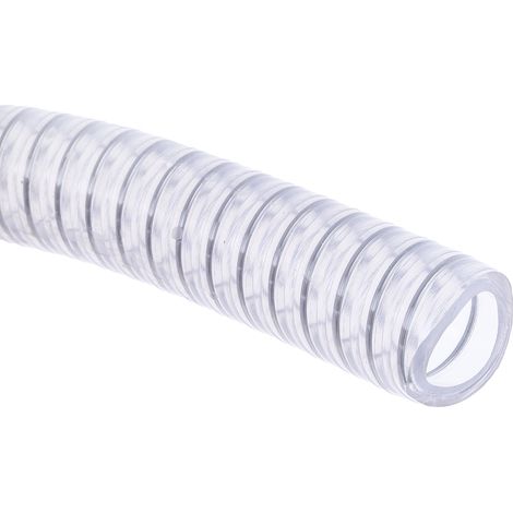 Tuyau RS PRO PVC, renforcé Transparent, longueur 10m, rayon de courbure 38 (Minimum)mm ( Prix pour 1 ) (1/3)