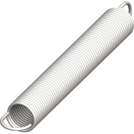 alfer Zugfedern 21,6 x 85 x 1,6 mm Federn Druckfeder Stahlfeder (1/2)