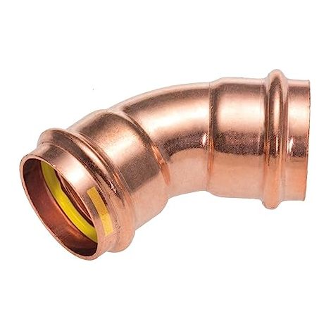 Gomito Conex press gas luk 45 2-k 15 rame 15mm