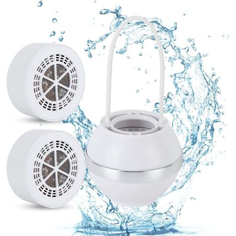 Filtre à bille de bain suspendu ABS multicouche pour l'élimination des impuretés Filtre à eau de bain pour la maison et l'hôtel (1 machine à 2 cœurs) (1/5)