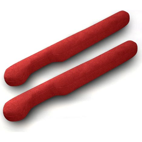(Rouge) Combleur d'espace universel pour siège auto, SUV et camion. Comble l'espace entre le siège et la console. Empêche les objets de tomber. Lot de 2. (1/5)