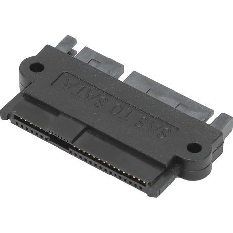 Adaptateur SAS vers SATA pour disque dur et carte mère, câble 15 broches, convertisseur d'alimentation SF-092, noir (1/5)