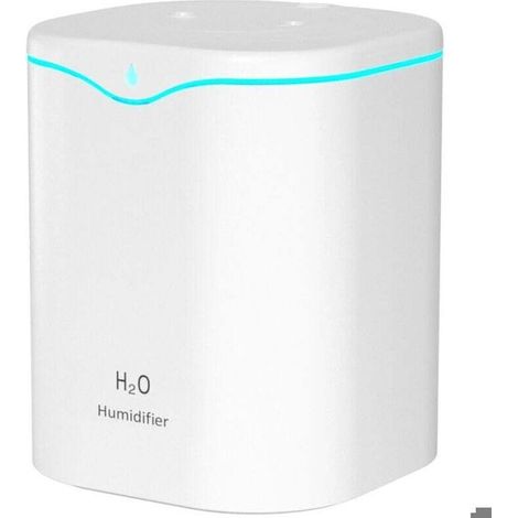 Umidificatore d'aria da 2 litri - Riempimento dell'acqua dall'alto - Funzionamento silenzioso (30 dB) - Luce notturna integrata - Capacità 2 litri (1/3)