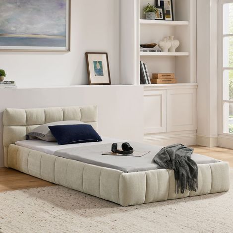 lit enfant 90x200, sécurité robuste en chenille doux lit combine enfant (1/5)