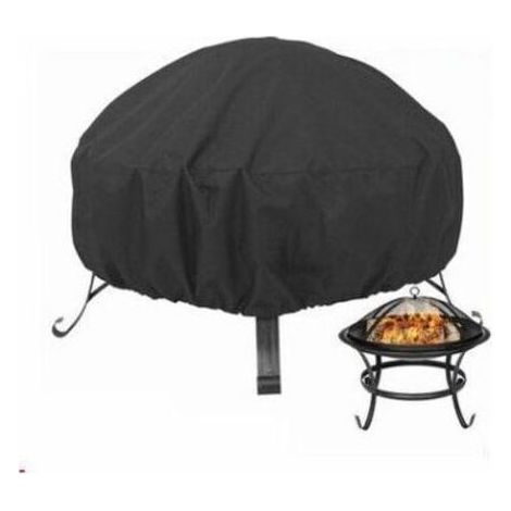 Housse de Protection pour BraséRos Ø 85 x 40 cm ImperméAble,Housse brasero RéSistant aux UV,RéSistant à la DéChirure, Tissu Oxford 210D Housse (1/4)