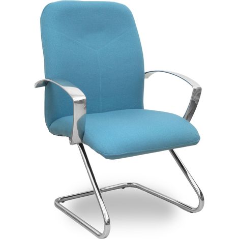 Caudete Sessel mit himmelblauem Bali Kufengestell (1/5)