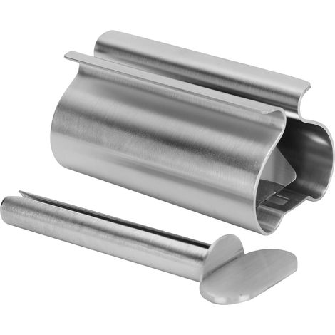Tube presse-dentifrice en acier inoxydable, distributeur pour tube, support mural salle de bain, petit format