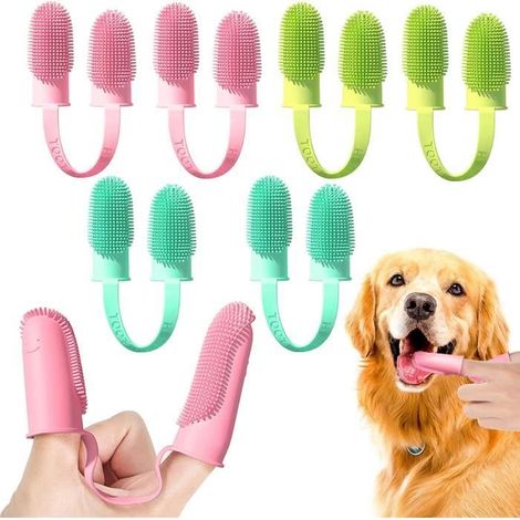 Brosse à Dents - Silicone - Réutilisable - Hygiène Dentaire - Petit Animal (1/4)