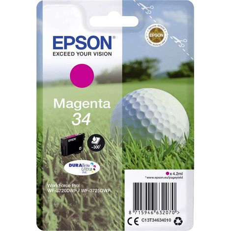 Epson Golf ball C13T34634010 cartouche d'encre 1 pièce(s) Original Rendement standard (1/2)