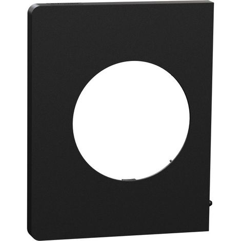 Plaque Odace Noir Onyx Architecte 1 poste latérale (S940800) (1/3)