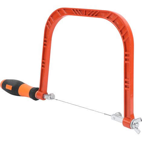 Scie à métaux junior réglable en alliage d'aluminium en forme de U, accessoire pour outil de travail du bois (1/5)