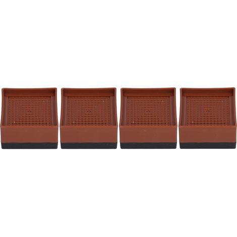 4 pièces Coussinets de Pieds de Meubles universels Patins de Protection de Sol surélevés antidérapants pour appareils ménagers (1/5)