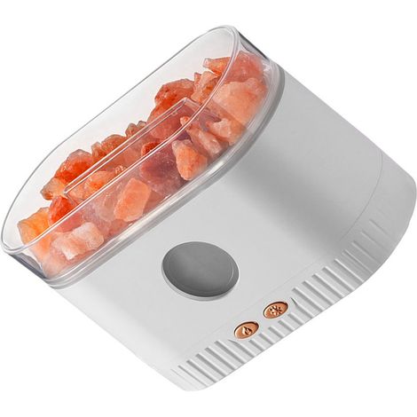 Diffuseur d'armes en cristal de sel 200ml, prise USB, lampe automatique, huiles essentielles pour chambre à coucher et bureau (1/5)