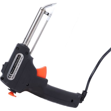 Kit de fer à souder manuel, fer de 60 W avec fil à souder de 50 g pour circuits imprimés, réparation électronique domestique, noir, prise européenne, 220 V (1/5)