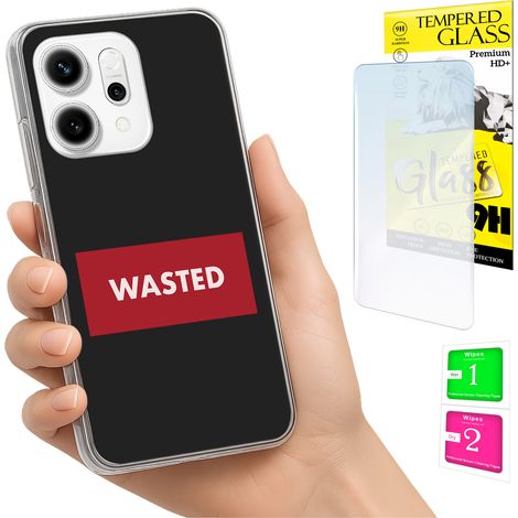 Custodia per Oppo Reno 14F / 14 FS 5G, cover fotografica, cover posteriore + vetro 9H (1/5)