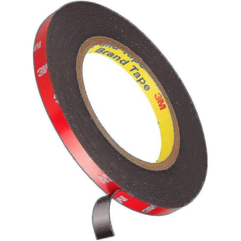 Ruban adhésif double face extra fort 3M VHB 3M x 10 mm noir étanche haute température (1/5)